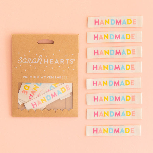 Sew Happy Woven Label Set – Sewing Illustration