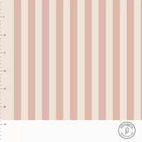 Dusty pink vertical stripe Elvelyckan Organic Cotton Lycra